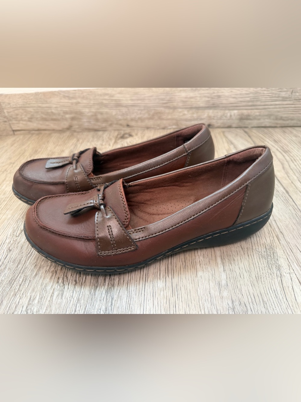 Clarks Leather Loafers